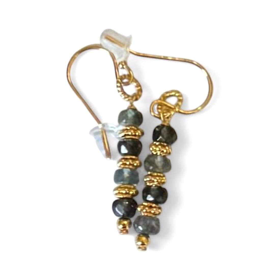 Moss Aquamarine Stack Earrings
