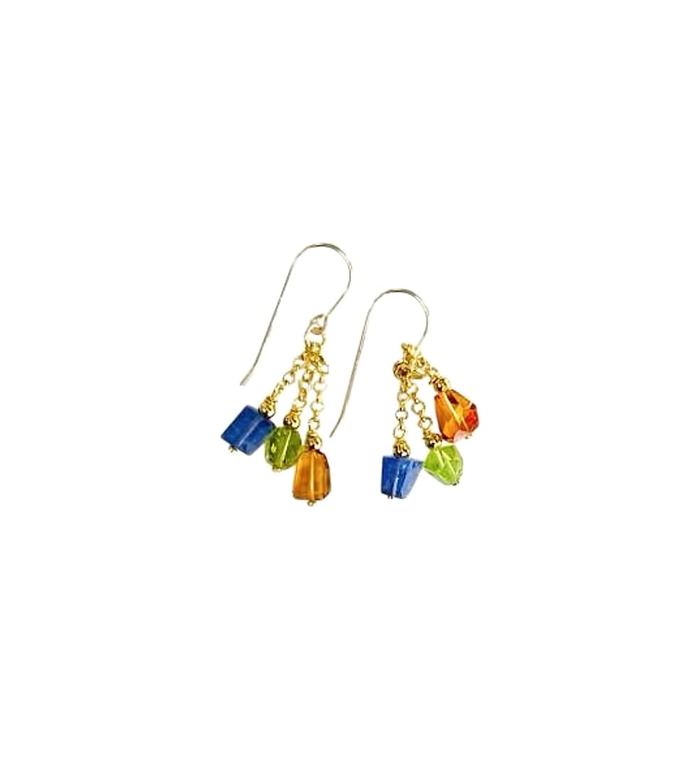 Multicolored Gemstone Earrings
