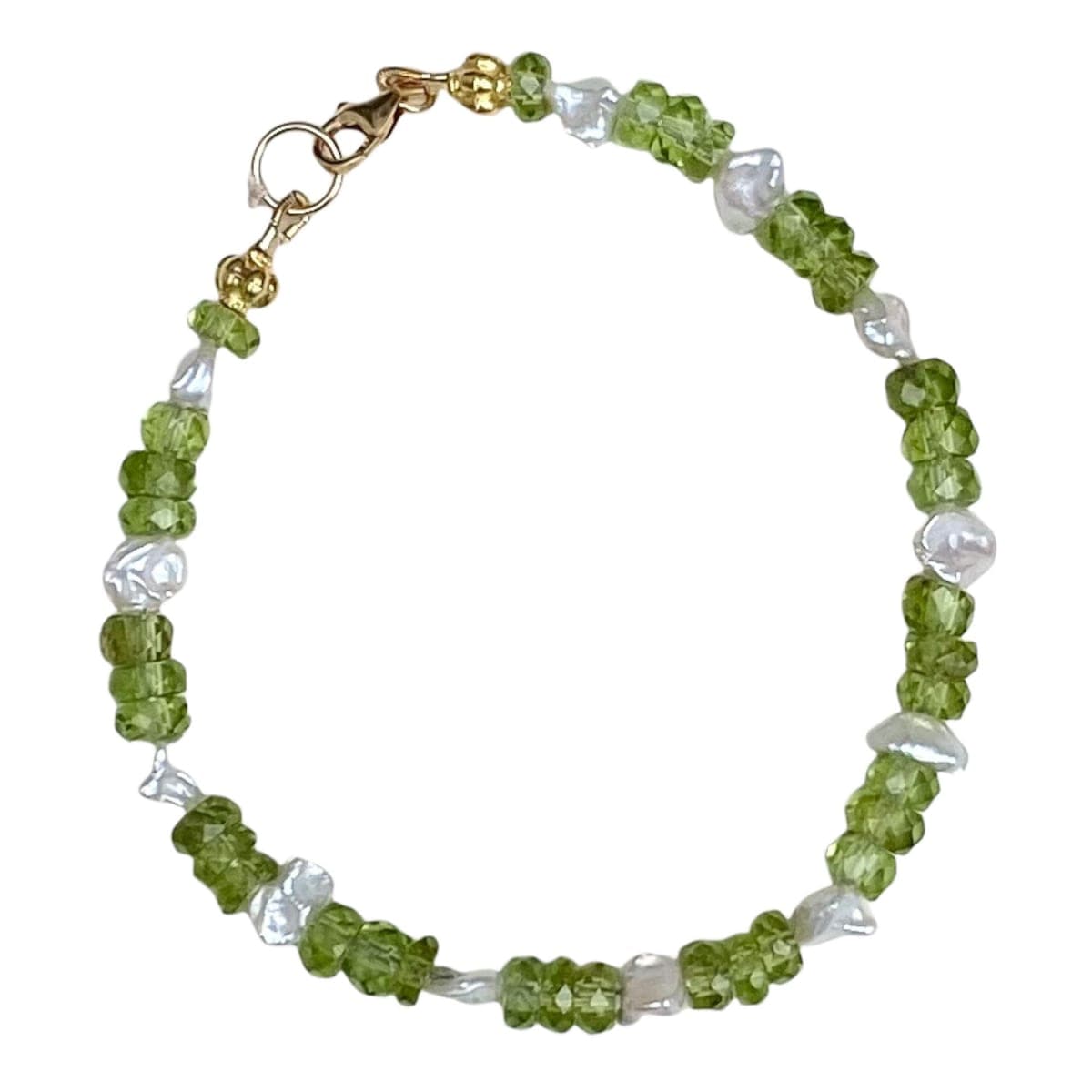 Peridot & Pearl Bracelet