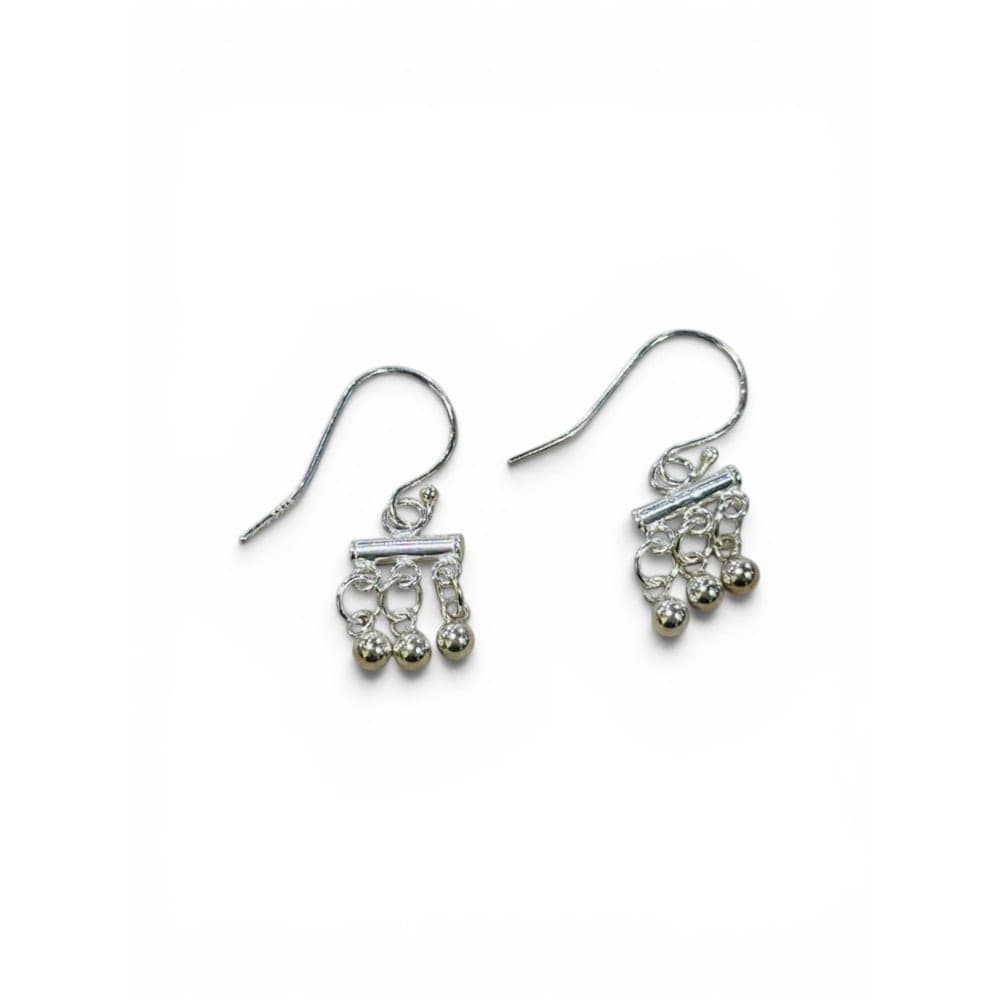 Simple Sterling Chandelier Earrings